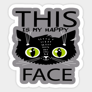 This is my Happy Face Sticker